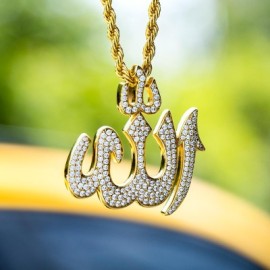Iced Muslim Allah Pendant