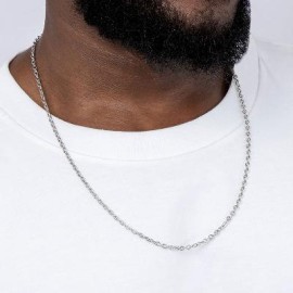 3mm Cable Solid 925 Sterling Silver Chain