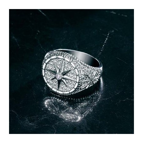 Sailor Rudder Anchor Compass Ring