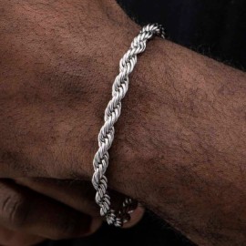 5mm Stainless Steel Rope Bracelet