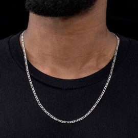 3mm Stainless Steel Figaro Chain