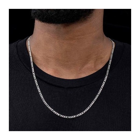 3mm Stainless Steel Figaro Chain