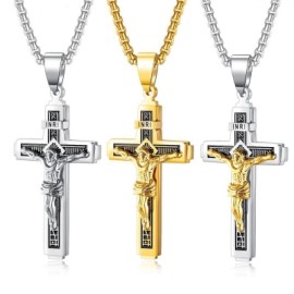 Titanium Steel Jesus Pendant
