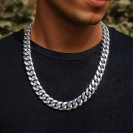 14mm 316L Stainless Steel Cuban Link Chain