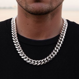 12mm 316L Stainless Steel Cuban Chain