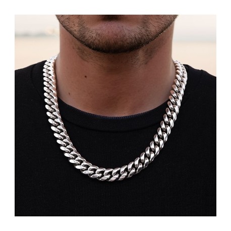 12mm 316L Stainless Steel Cuban Chain