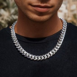 10mm 316L Stainless Steel Cuban Link Chain