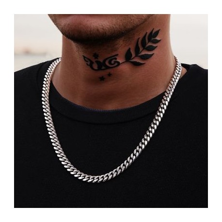 8mm 316L Stainless Steel Cuban Link Chain