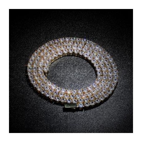 4mm 18K Gold Tennis Chain
