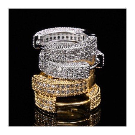 Iced Hoop Earring