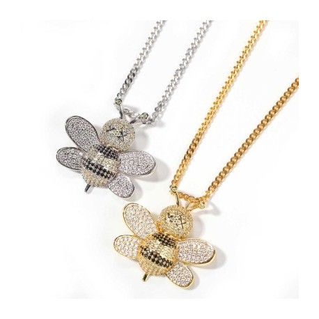 The Newest Iced Bee Pendant