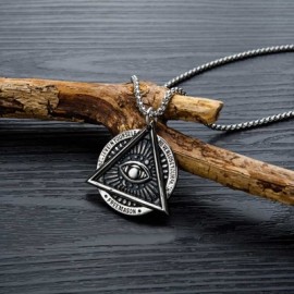 The Eye of Evil Stainless Steel Pendant
