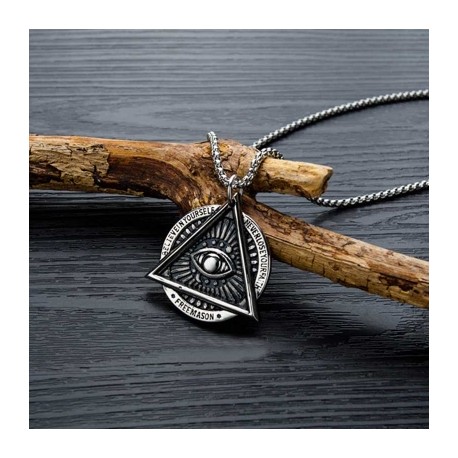 The Eye of Evil Stainless Steel Pendant