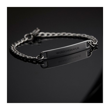 Personalized Engraved Cuban ID Bracelet for Women