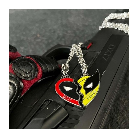 Patchwork Heart Best Friend Pendant