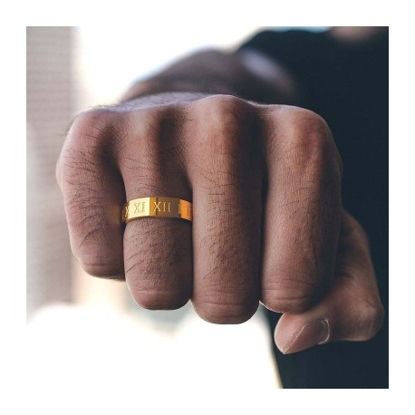 6mm/8mm Roman Numeral Rings