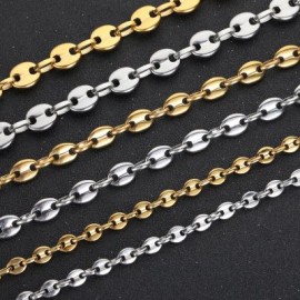 5mm/6mm/8mm/11mm Stainless Steel Coffee Bean Chain