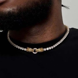Adjustable Dragon Buckle Tennis Chain