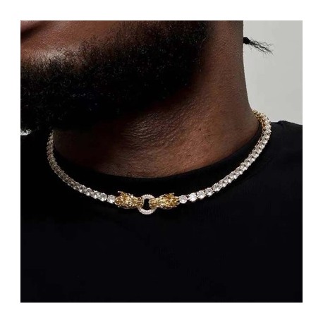 Adjustable Dragon Buckle Tennis Chain