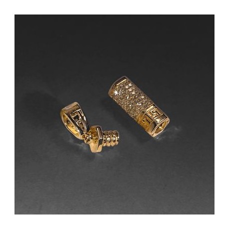 Hexagonal Cylinder Urn Pendant