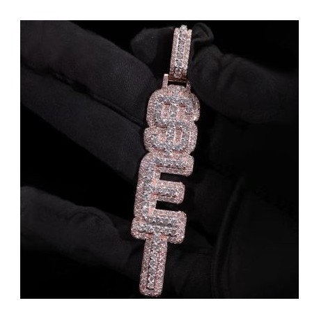 Custom Double Layer Letters Name Pendant