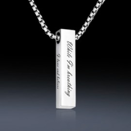 4-Sids Engraved Urn Pendant