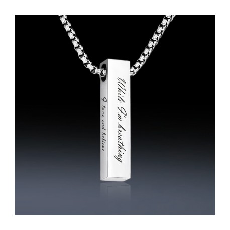 4-Sids Engraved Urn Pendant