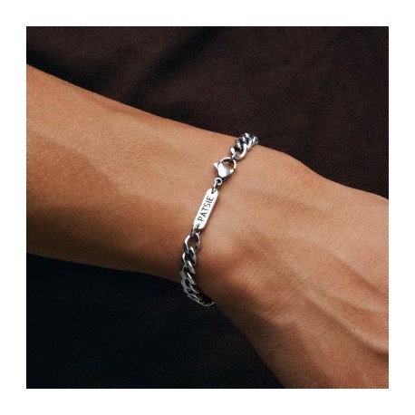 6mm Custom Name Stainless Steel Cuban Bracelet