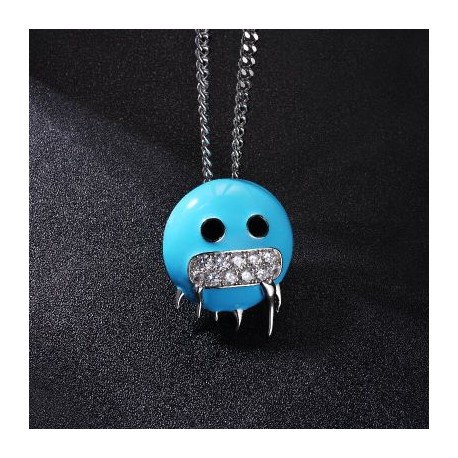 Iced Emoji Enamel Pendant