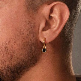 Black Onyx Dangle Earring