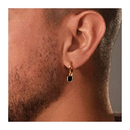 Black Onyx Dangle Earring
